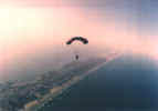 South Padre Island from several thousand feet.  Hmmm, How did I get this photo?  Joe Richards knows the answer!