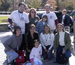 FOA members with Amy after the Walk for Education