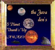 5 Planet Thumbs Up Award