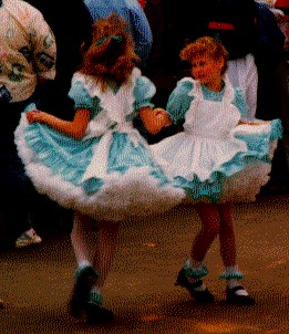 Two Girls Clogging