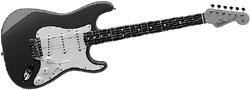 Fender Stratocaster - Black&White