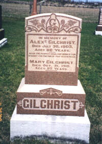 Alexander Gilchrist and Mary Gilchrist.