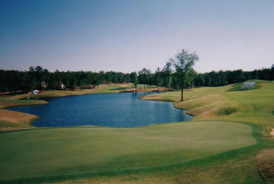 Another view from above the 9th hole