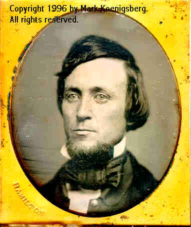 Sixth-plate daguerreotype of Handsome Man by Hamilton