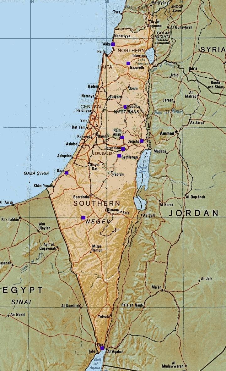 Palestine Map