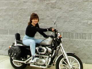 Irina at the Carolina Coast Harley Dealership