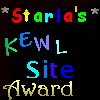 Starla's Kewl Site Award, 6/19/98