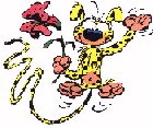 Marsupilami waving Goodbye...