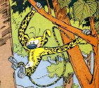 Marsupilami in a tree