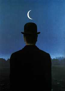 {Man with Hat- by Magritte}