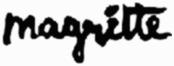 [Magritte's signature]