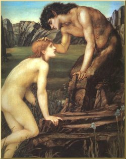 Pan and Psyche by Edward Burne-Jones