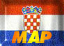 Map of Rep. Croatia