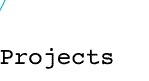 projects info