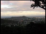 Diamond Head--view from Tantalus