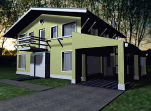 Proyecto para Vivienda en Barrio Monteverde - 2002