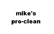 mike's pro-clean