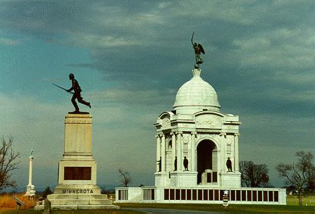 [photo of the 1st Minnesota Monument]