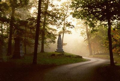 [photo of Culp's HIll at Dawn]