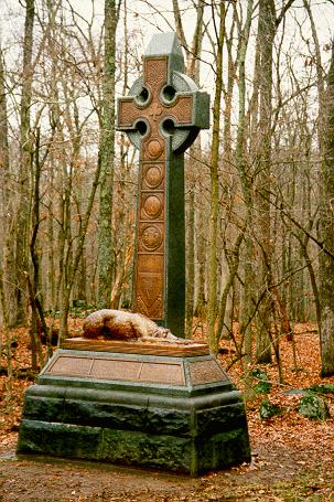 [photo of the Irish Brigade Memorial]