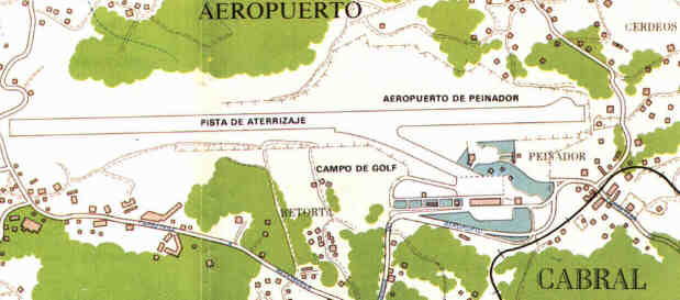 Mapa del Aeropuerto de Peinador