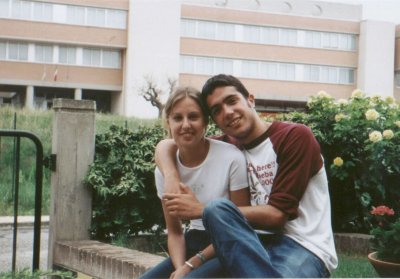 Federico with his girlfriend Christina