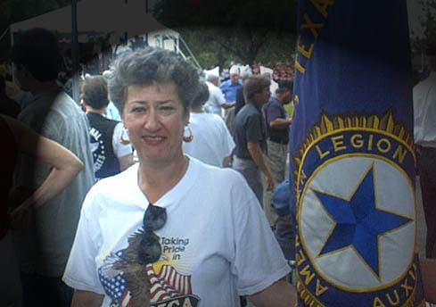 AUXILIARY PRESIDENT, KAY MORGAN