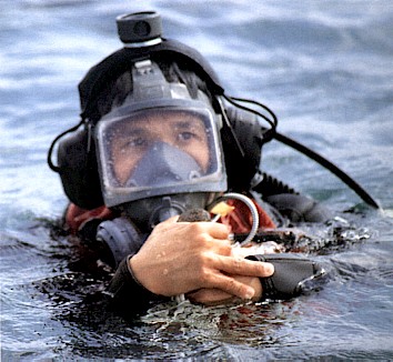 a naval diver