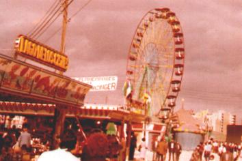 Fairgrounds in Zaragoza, Spain