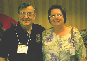 Dick and Helga Schenk at the banquet