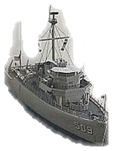 USS ADROIT model - Scale 1/192