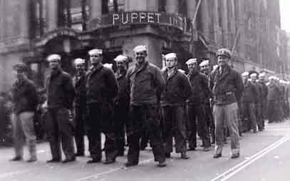 REQUIN's crew in Baltimore, October 1945