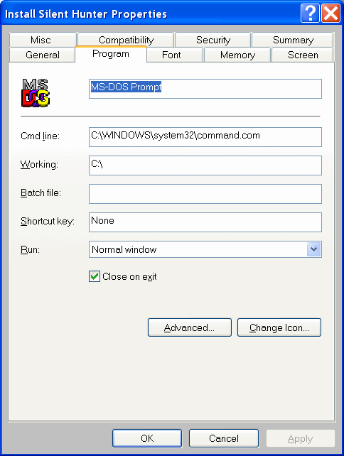 Program Tab