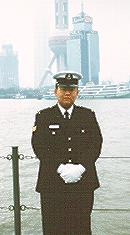 In the Singapore Navy's No 5 uniform