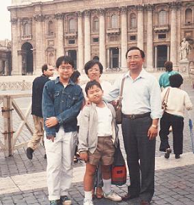 At St Peter's Square in Vatican City