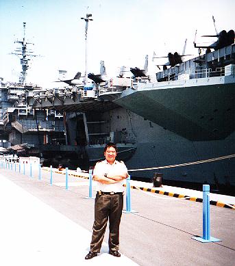 CV-63 berth alongside Changi Naval Base