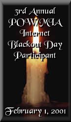 POW/MIA INTERNET BLACKOUT PARTICIPANT 2001