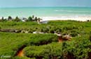 Vista do Quadrado da praia de Trancoso