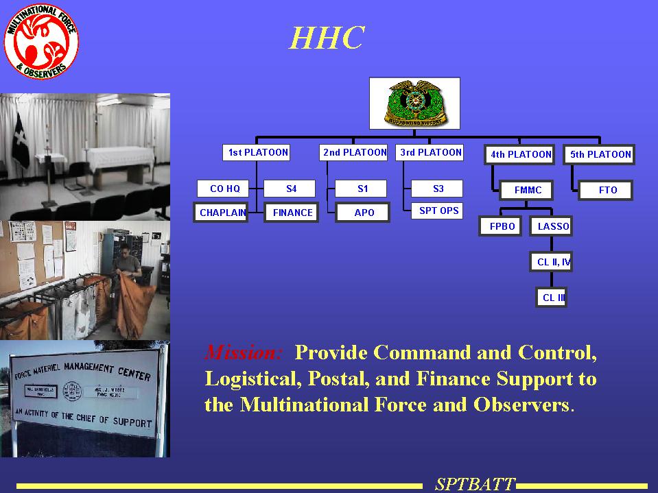 HHC mission brief slide.