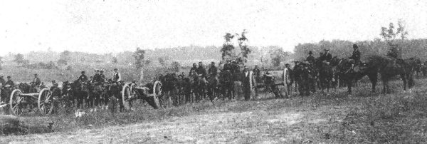 Original Gardner glass plate photograph of Knap's Battery, after the battle of Antietam.