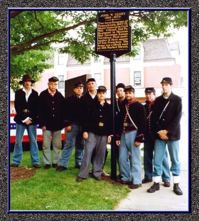 Knap's Battery at the dedication ceremonies for a new historical marker to Gen. John W. Geary.