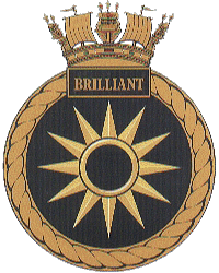 The crest of T.S. Brilliant