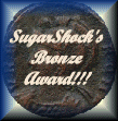 SugarShock's Bronze Award!