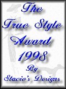  STACIES DESIGNS AWARD