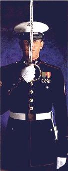 Marine In Dress Blues