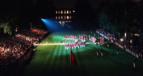 Parade at Marine Barracks