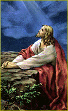 Jesus praying