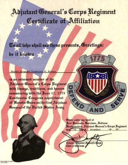 AGCRA Certificate