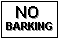 No Barking