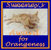 Sweeney's Award for Orangeness!